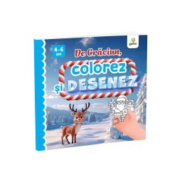 De Craciun, colorez si desenez