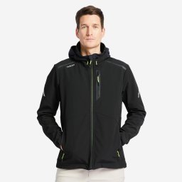 Geacă Softshell anti-vânt navigație SAILING 500 Negru Bărbați
