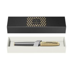 Roller Parker IM Royal Le Pioneers gri cu accesorii aurii