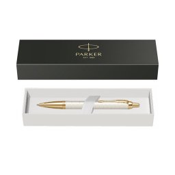 Pix Parker IM Royal Premium alb perlat cu accesorii aurii