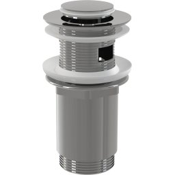 Ventil lavoar CLICK CLACK 5/4" metalic cu preaplin dop mic