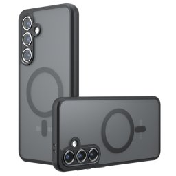 Husa silicon Samsung Galaxy S25 Techsuit - PureFrost MagSafe Frosted Black