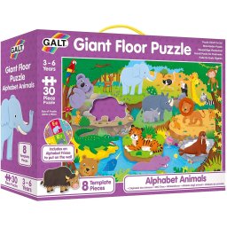 Puzzle Podea: Alfabetul animalutelor (30 piese)