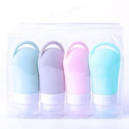 MXM Sticluțe de călătorie din silicon – set 4x 90 ml