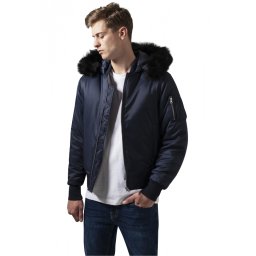 Hooded Basic Bomber Jacket