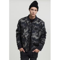 Vintage Camo Cotton Bomber Jacket