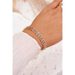 Brățară de damă din oțel chirurgical cu zirconii