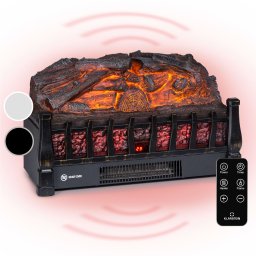 Klarstein Kamini FXL 2G Șemineu electric Inserție șemineu 1800 W iluzie de flacără 3D LED (FP16-Kamini FXL 2G R)