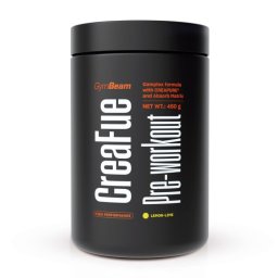 GymBeam CreaFue Pre-workout 450 g lămâie şi lime