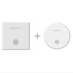 HONEYWELL R200C-2 monoxid de carbon suferință și R200S-2 detector de fum pachet