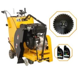Pachet Taietor beton Masalta MF20-3, asfalt 500mm, Robin EX40, benzina + URBAN CUT disc diamantat 500x3.6x10x25.4mm + 2L PRO 10W-30 ulei motor