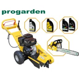 Pachet Masina de frezat buturugi ProGARDEN MFB15, 15CP, benzina, 300mm + MF3545P motoferastrau 450mm, 3.4CP + 4L ulei