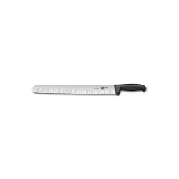 Victorinox - Cuțit pentru feliat DUAL GRIP, 36 cm, negru