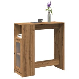 Masa bar cu rafturi, stejar artizanal, 101x40x103,5 cm, lemn GartenMobel Dekor
