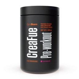 GymBeam CreaFue Pre-workout 450 g fructe de pădure
