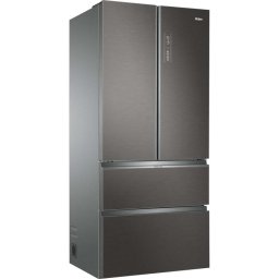 Side by side Frigider side by side HB18FGSAAA, 539 l, Total No Frost, Motor Inverter, Sistem Antibacterian, Control umiditate, Fresher Sensors, Argintiu