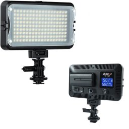 Lampa foto-video Slim Viltrox VL-162T Kit CRI 95+ cu temperatura de culoare reglabila 3300-5600K