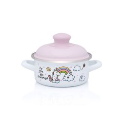 Cratita 1l cu capac Unicorn Metalacemail/14cm/1l