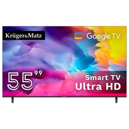 GOOGLE SMART TV 5.0 55INCH 141CM ULTRAHD 4K KRUGER&MATZ