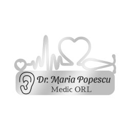 Martisor Personalizat Brosa Ecuson Medical Inox Argintiu Stetoscop Doctor ORL