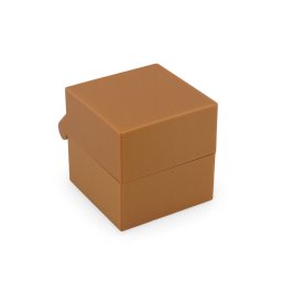 Cutie pentru cadou / depozitare tip cufar, 5cm - galben inchis