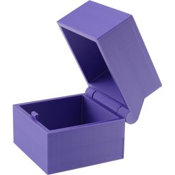 Cutie pentru cadou / depozitare tip cufar, 5cm - mov
