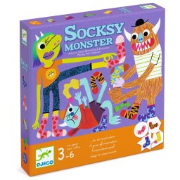 Joc de cooperare socksy monster, djeco