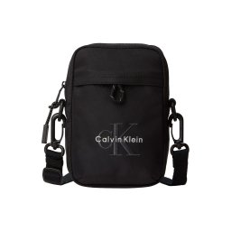 Calvin Klein Geantă de umăr negru / alb