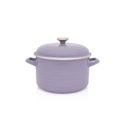 Oala cu capac Standard Metalacemail, 24cm, 6.75l, lila pastel