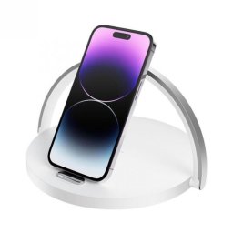 Stand smartphone cu incarcare wireless + lampa, XO WX030*