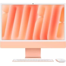 Sistem All-In-One Apple iMac 2024, 24", Retina 4.5K, Apple M4, 8-core CPU, 8-core GPU, RAM 16GB, SSD 256GB, Tastatura INT, Mac OS Sequoia, Orange