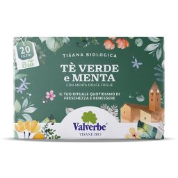 Ceai BIO ceai verde si menta dulce Valverbe