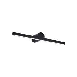 Aplică LED pentru oglindă de baie, 10 W, 230 V, 3000 K, IP65, neagră