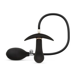 Easytoys Anal Collection Inflatable Butt Plug with Pump 8cm Black
