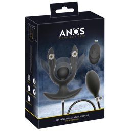 Anos RC Inflatable Expander Plug with Vibration Black