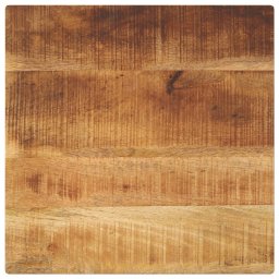 Blat de masa patrat, 40x40x2,5 cm, lemn masiv mango brut GartenMobel Dekor