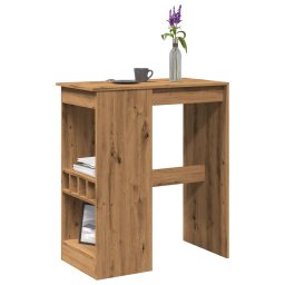 Masa de bar cu rafturi, stejar artizanal 90x47,5x103,5 cm lemn GartenMobel Dekor
