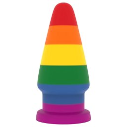 Lovetoy Prider - plug anal dilatator - 15cm - curcubeu