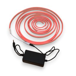 Banda led tip neon Flex roz silicon SMD2835 Lungime 5m