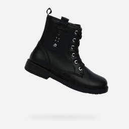 Ghete Geox Eclair Girl negre pentru fete