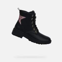 Ghete Geox Casey Girl negre