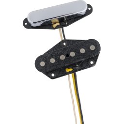 Fender Custom Shop 50-51 Blackguard Telecaster Pickup Set Black and Chrome
