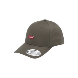 LEVI'S ® Șapcă 'Housemark Flexfit Cap' kaki / roșu / alb