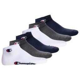 Champion Șosete bleumarin / gri metalic / roșu intens / alb