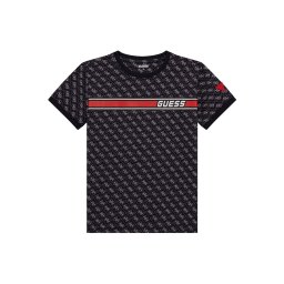 GUESS Tricou roșu / negru / alb
