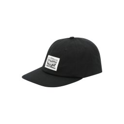 LEVI'S ® Șapcă 'Relaxed Dad Heritage Cap' negru / alb