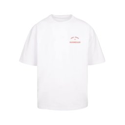MJ Gonzales Tricou 'Bandit's Creed' roșu intens / alb