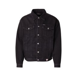 GUESS JEANS Geacă de primăvară-toamnă negru denim