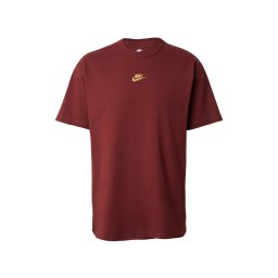 Nike Sportswear Tricou 'Premium Essentials' galben / roșu burgundy