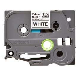 Banda continua Brother TZE251, 24mm x 8m, laminata pentru aparat de etichetare imprimanta